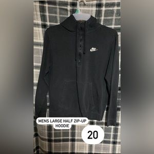 Mens Nike Half Zip-up Hoodie